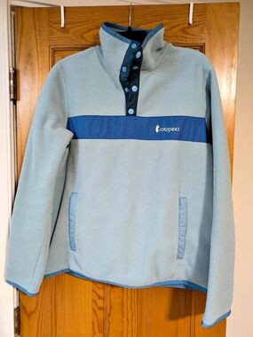 Cotopaxi Fleece Pullover, Blue, Size Large